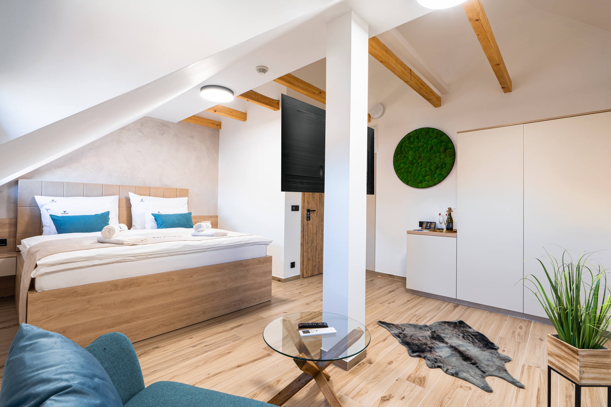 Liščí vrch – Deluxe-Doppelzimmer im Dachgeschoss – Foto 2