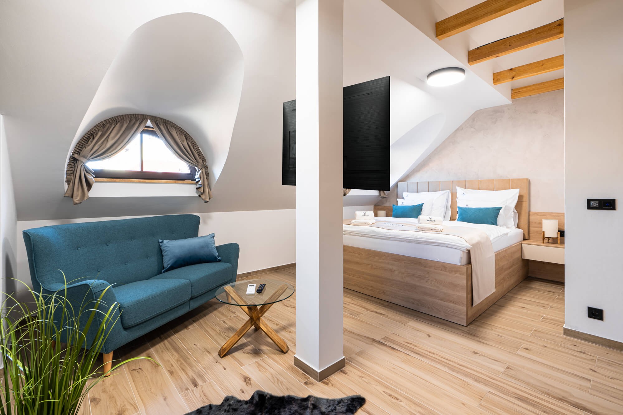 Liščí vrch – Deluxe-Doppelzimmer im Dachgeschoss – Foto 6